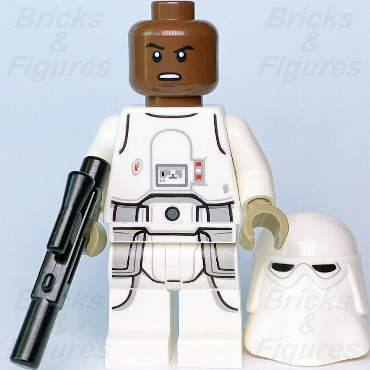 Star Wars LEGO Snowtrooper Reddish Brown Head Imperial Minifigure 75320 75313 - Bricks & Figures