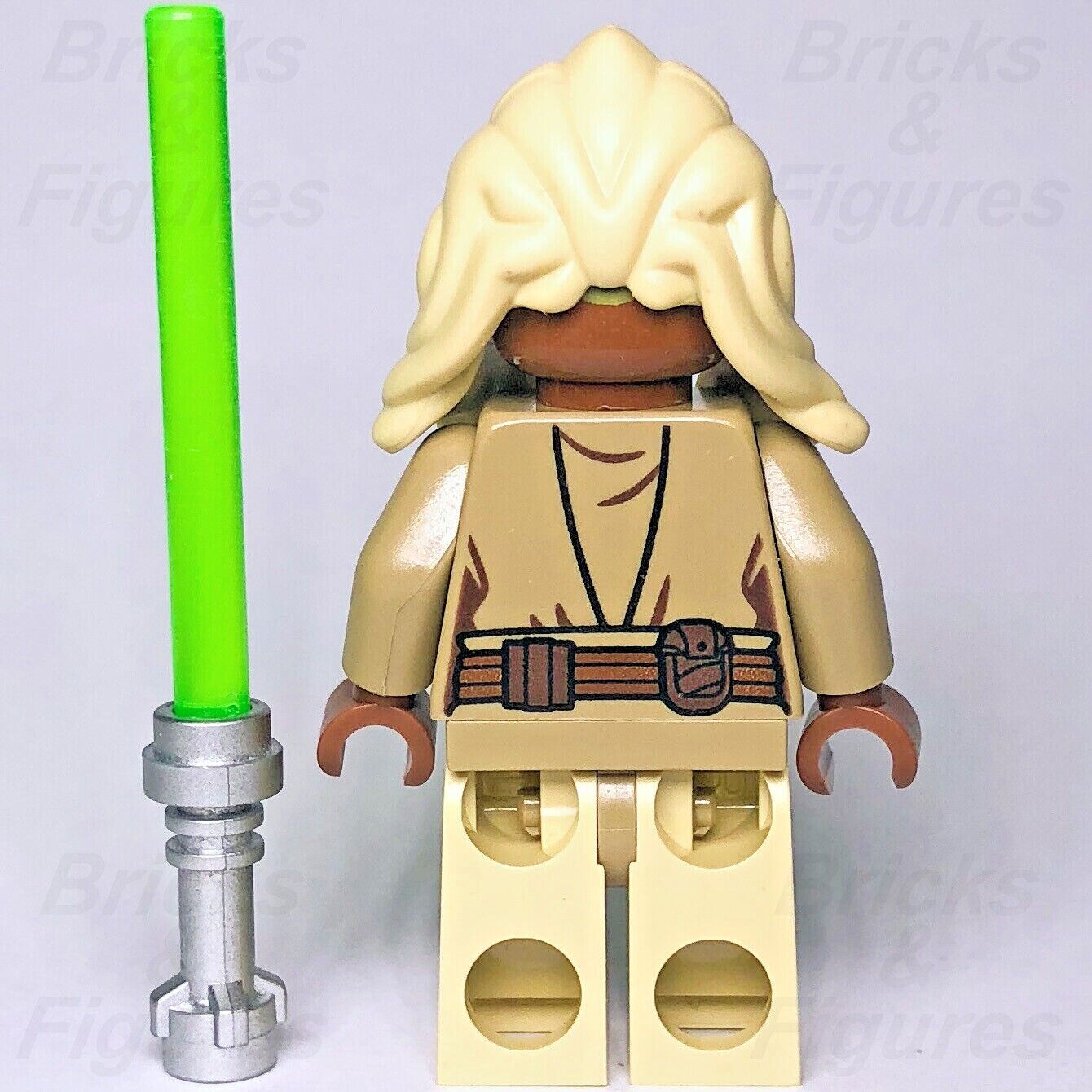 Star Wars LEGO Stass Allie Jedi Master Minifigure with Lightsaber 75016 sw0469 - Bricks & Figures