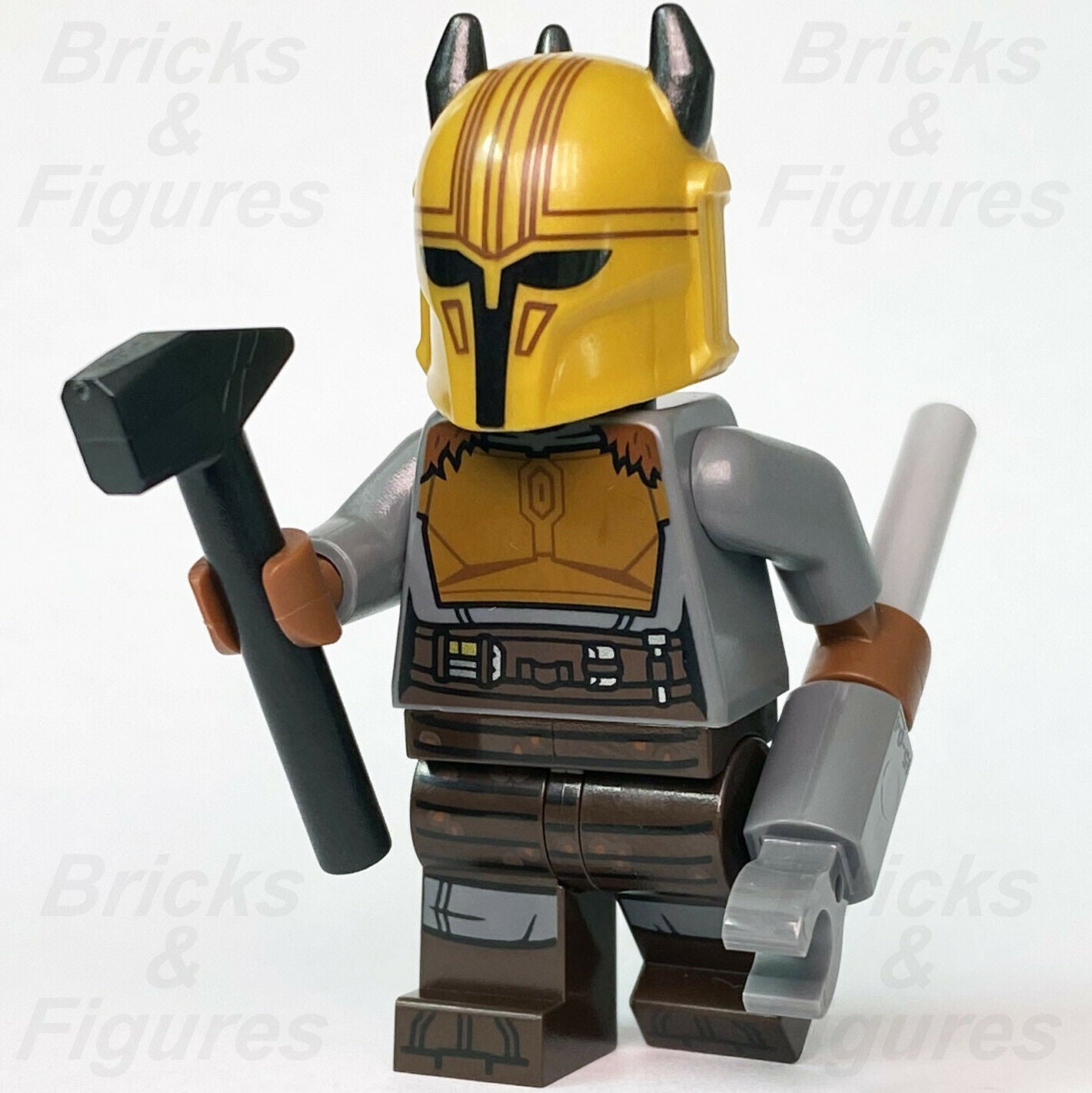 Star Wars LEGO The Armorer The Mandalorian Tribe Leader Minifigure 75319 sw1171 - Bricks & Figures