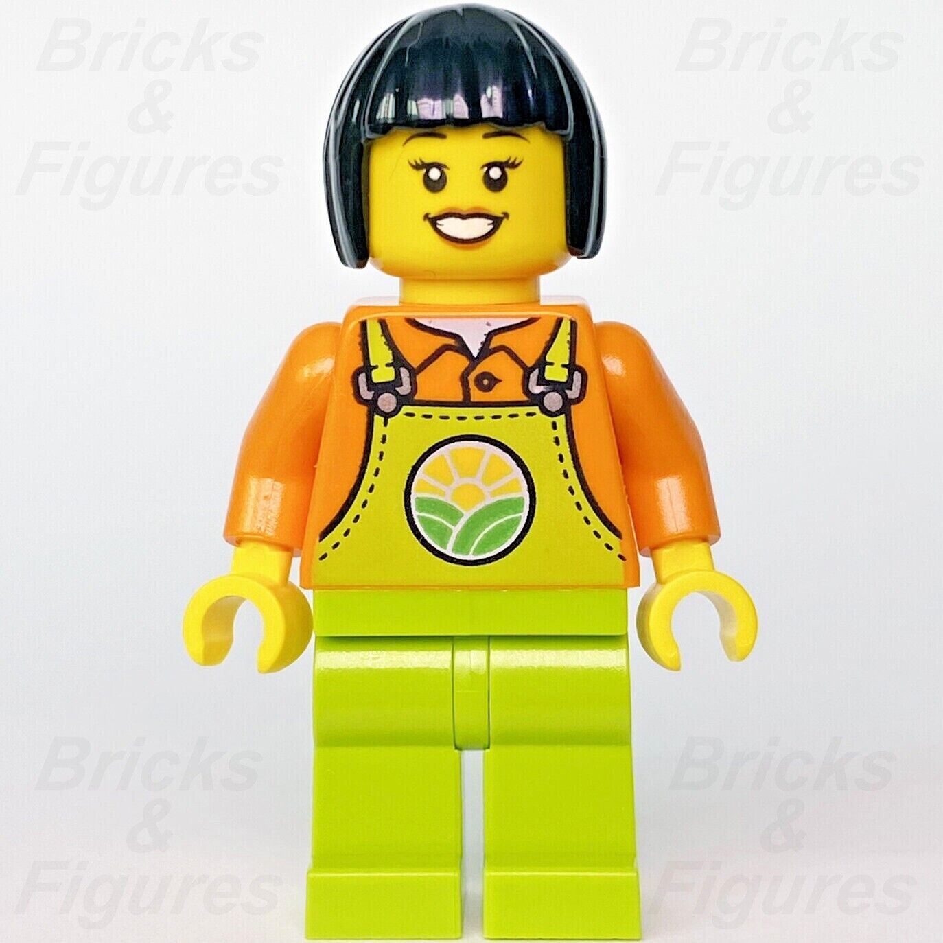 Town City LEGO Farmer Female Barn Farm Minifigure 60346 cty1444 Farming New - Bricks & Figures
