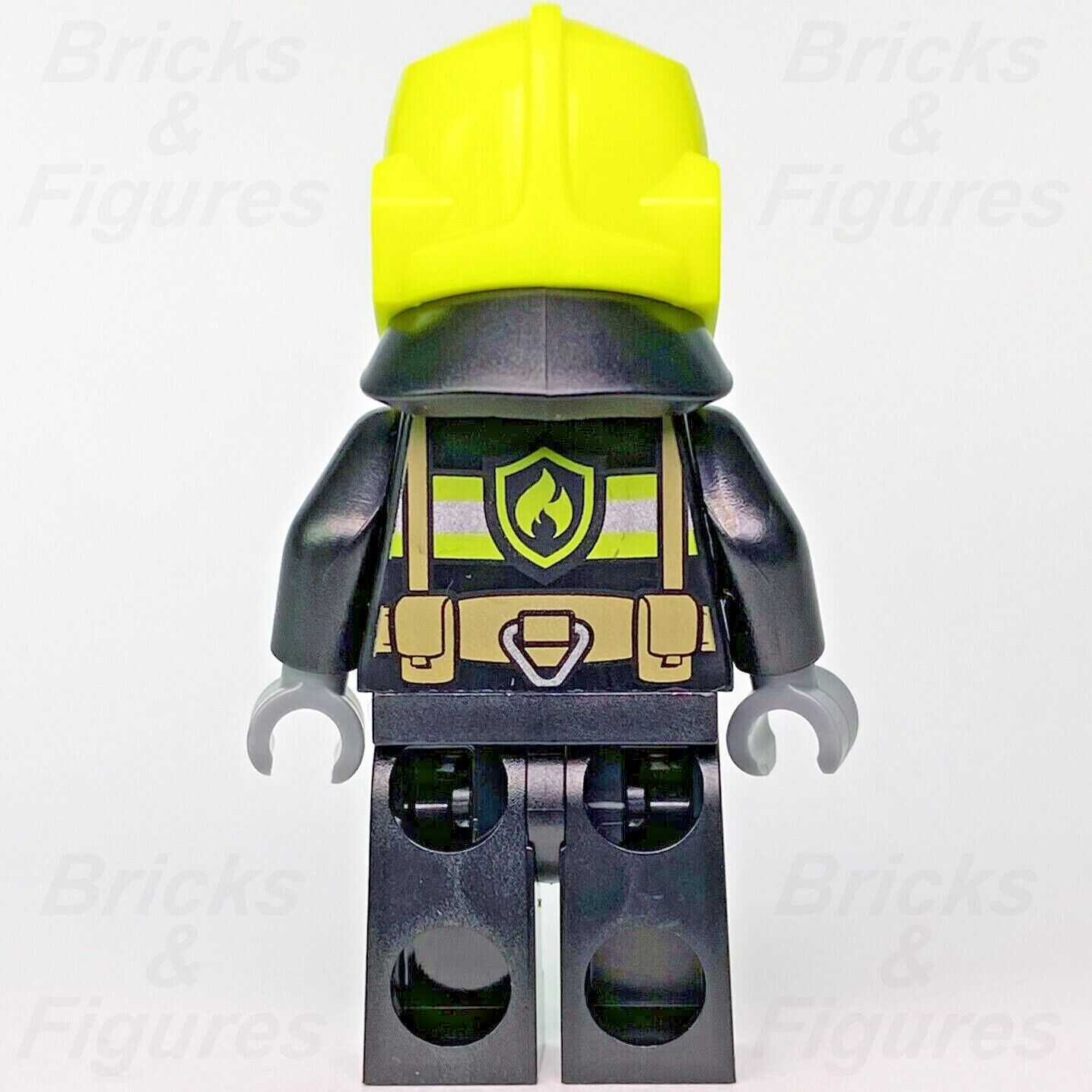 Town City LEGO Firewoman Firefighter Fire Minifigure 60321 cty1357 Fireman - Bricks & Figures