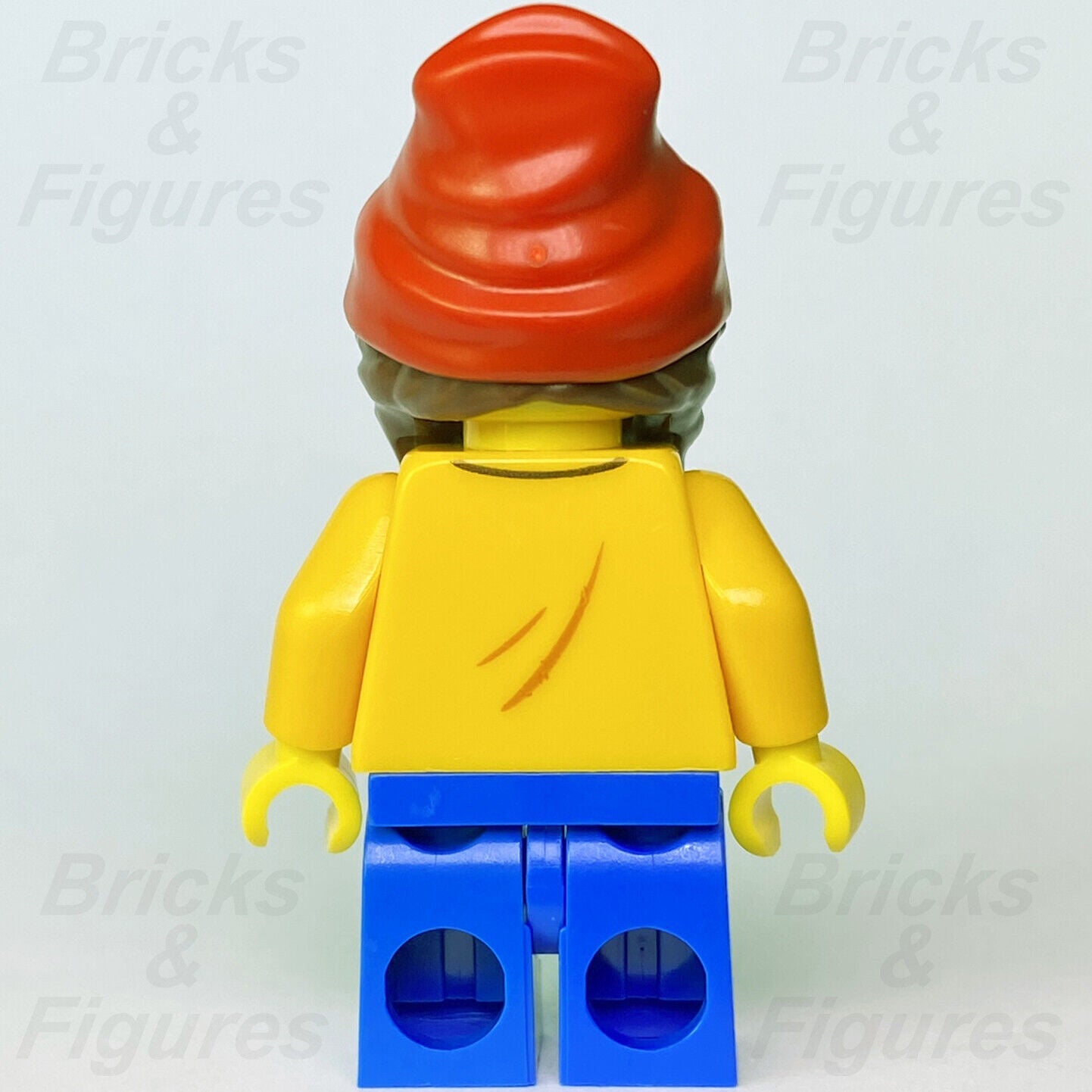 Town City LEGO Girl Red Beanie Orange Jacket Building Minifigure 60291 cty1235 - Bricks & Figures