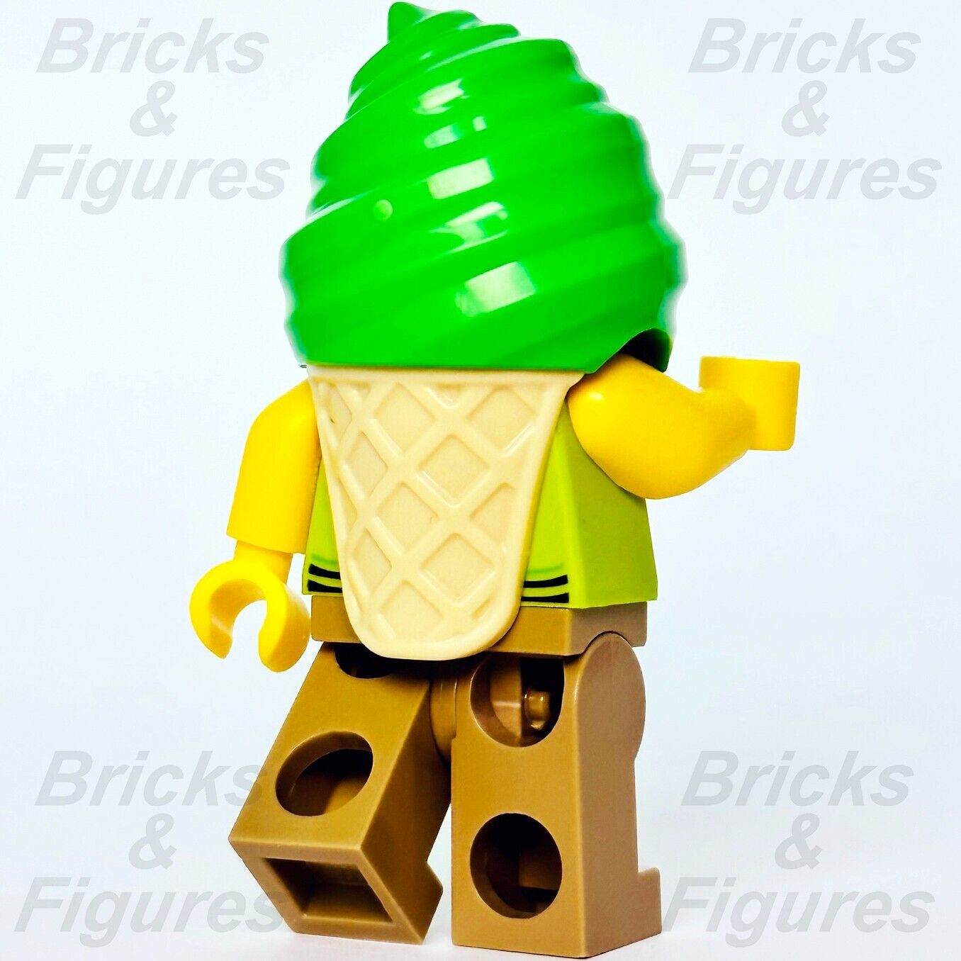 Town City LEGO Ice Cream Vendor Recreation Minifigure 60328 cty1389 Costume New - Bricks & Figures