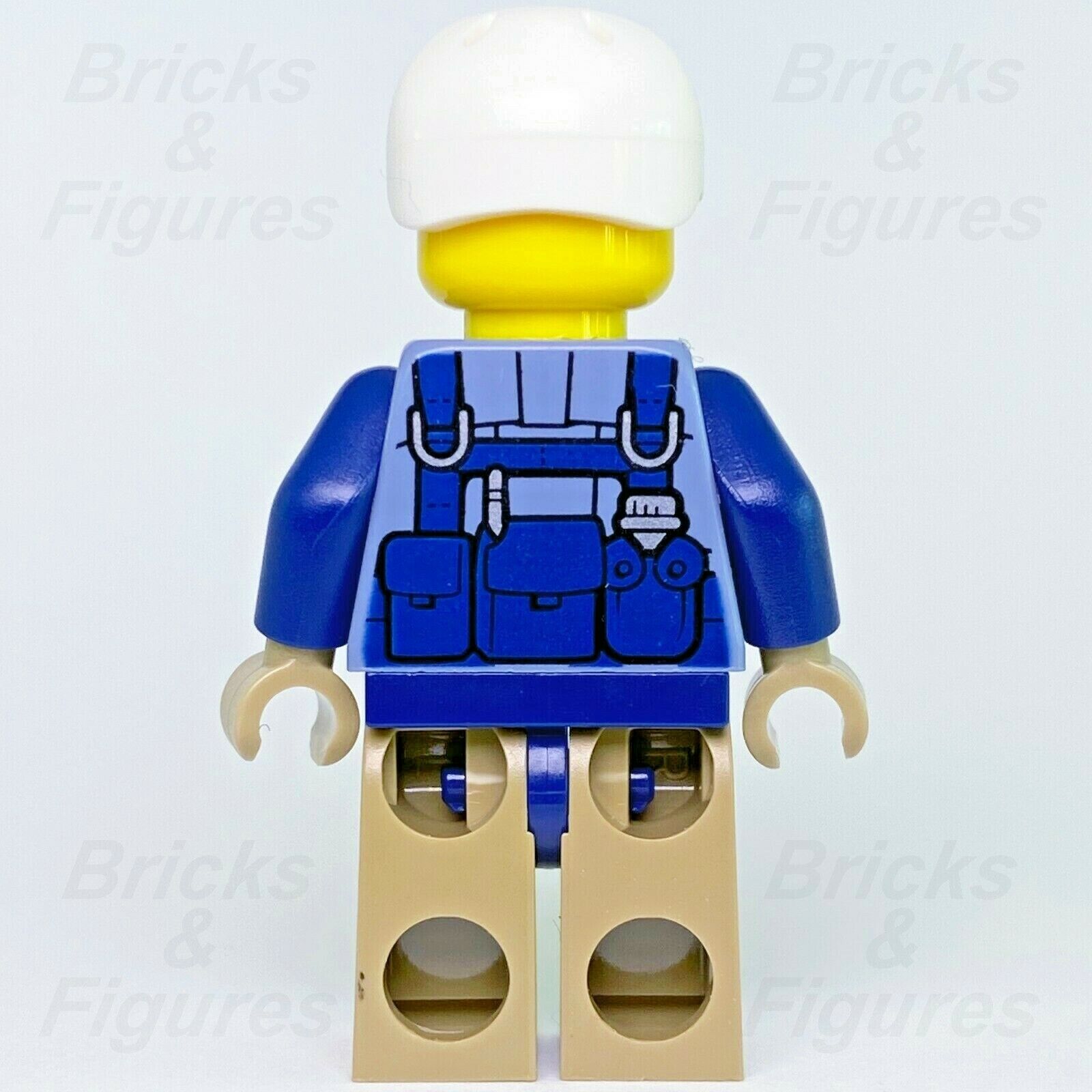 Town City LEGO Mountain Police Officer Male Minifigure 60173 cty0853 - Bricks & Figures
