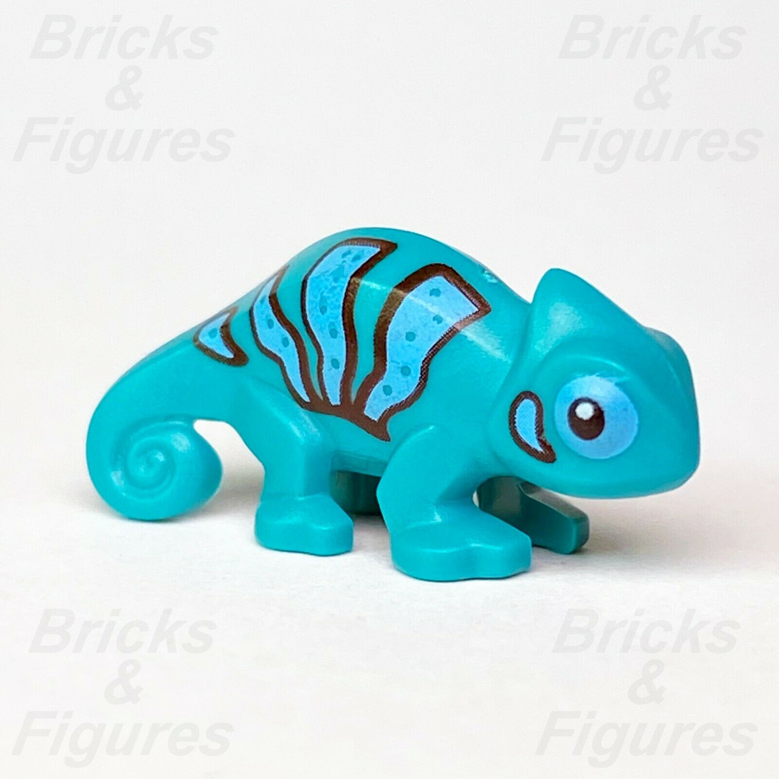 Town City Modular Buildings LEGO Chameleon Aqua with Blue Stripes Animal 10270 - Bricks & Figures